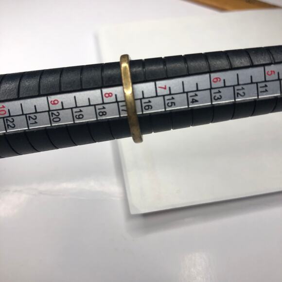 Ring Fashion Jewelry Statement Piece Large Leaf Gold Tone Size 7.5 - Picture 4 of 6